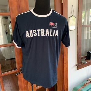 Samsousan Embroidered Australia/Australian Flag T